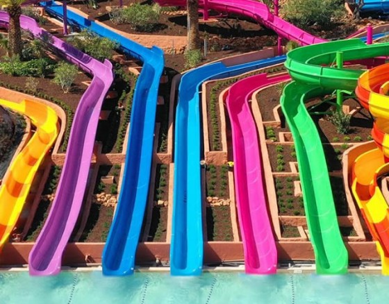 Slide and Splash waterpark on the Algarve, Portugal