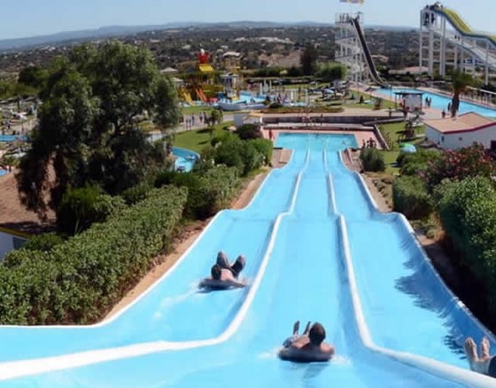 Aqualand water park on the Algarve in Portugal
