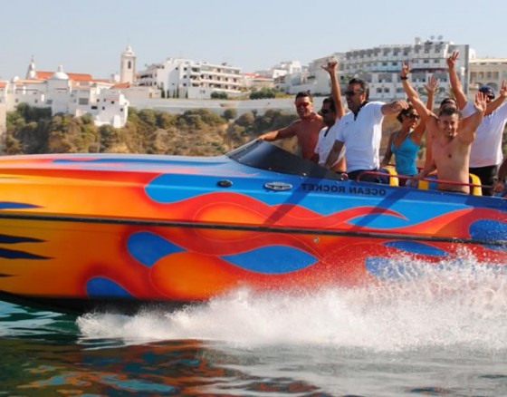 Come and take a ride on the Ocean Rocket which is the fastest and most powerful boat of the moment.  Race along the Algarve coast for 30 mins in the boat that was designed to reach high speeds.  Extremely comfortable and perfect for friends and family.