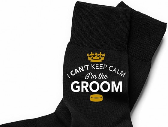 See you boy off in style with these can't keep calm stag party socks that would also work on the wedding night too, its the gift that keeps on giving.