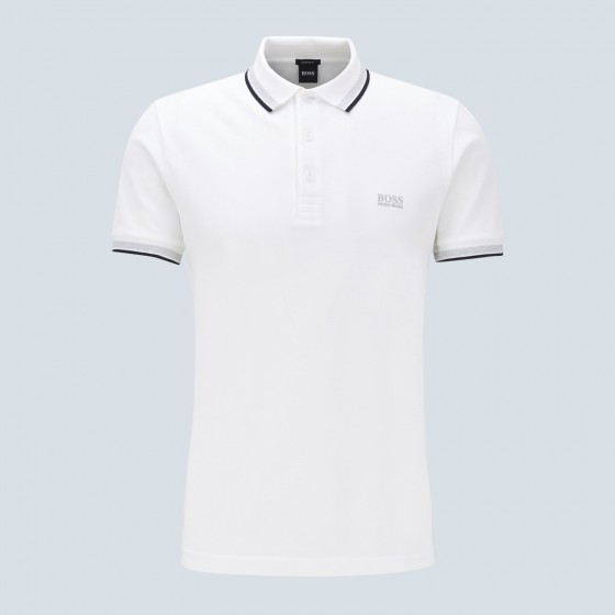 <p>Look the part on the course, this Hugo Boss Paddy Polo shirt will get you at least 3 shots.</p>
