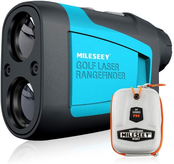 The perfect gift for any golfer, this laser sight golf shot distance finder is a must-have accessory in any golf bag.
