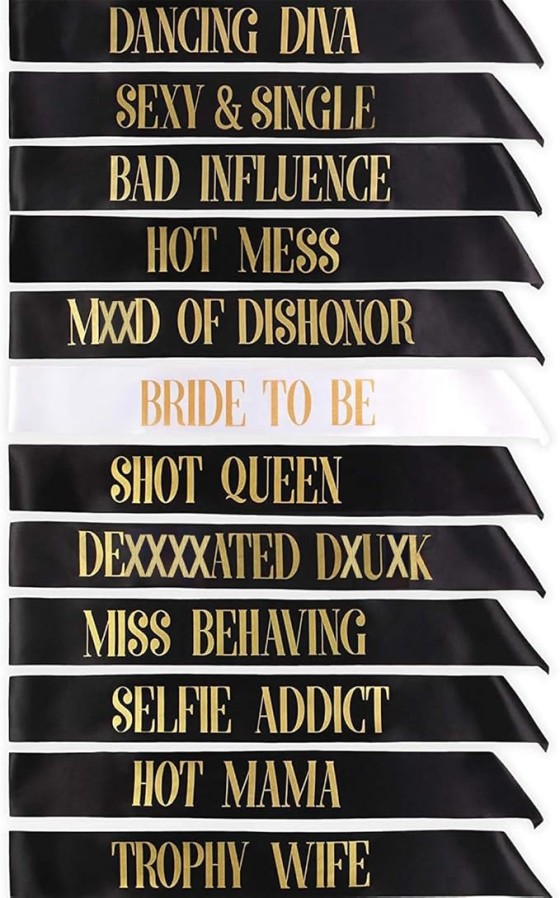 Naughty Hen Sashes